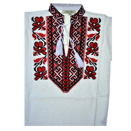 Ie traditionala, cu maneca lunga, pentru baieti, Mini Junior IE-MJ24-0, Alb [1]