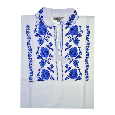 Ie traditionala, cu maneca lunga, pentru baieti, Mini Junior IE-MJ25, Alb [1]