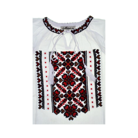 Ie traditionala, cu maneca lunga, pentru fete, Mini Junior IE-MJ16-0, Alb [3]