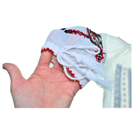 Ie traditionala, cu maneca lunga, pentru fete, Mini Junior IE-MJ16-0, Alb [1]