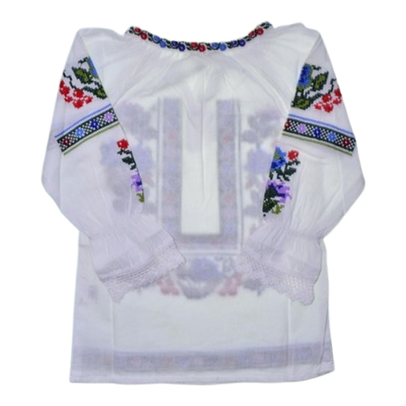 Ie traditionala, cu maneca lunga, pentru fete, Mini Junior IE-MJ22-0, Alb [1]