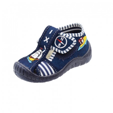 Sandale din panza baieti - Sandale din panza pentru baieti 3F 3FP-2-25, Bleumarin