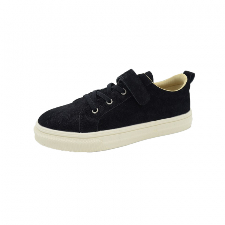 Pantofi cu siret si scai baieti - Pantofi copii Apawwa CC206-N-32, Negru