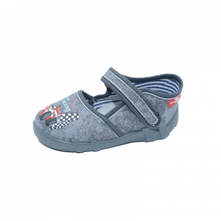 Tenisi baieti - Pantofi profilactici din panza pentru baieti Renbut RBTB31G-19, Gri