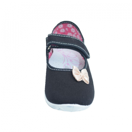 Pantofi profilactici din panza pentru fete Renbut RBTF38N-28, Negru [2]