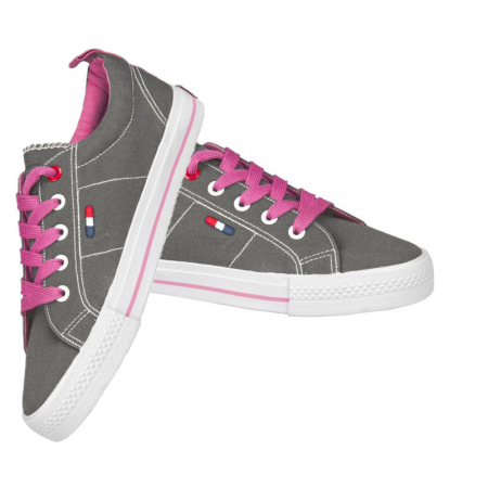 Tenisi din panza pentru fete American Club 543/14-33, Gri [1]