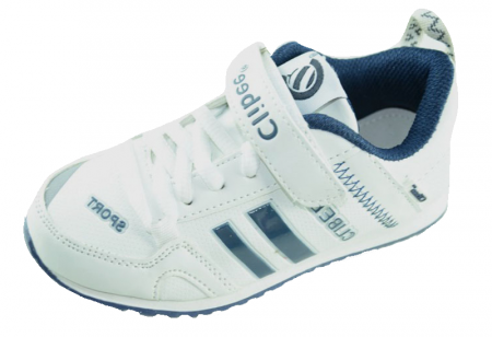 Adidasi baieti - Pantofi sport pentru baieti Clibee F-51B, Alb