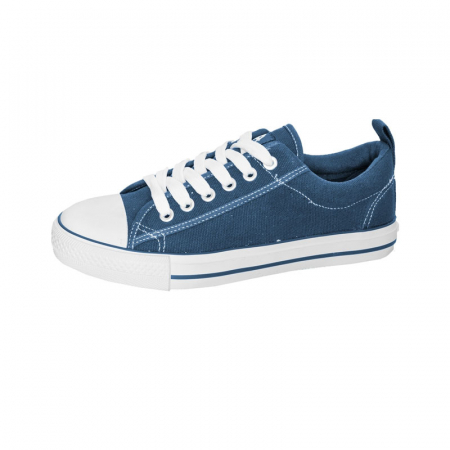 Tenisi baieti - Tenisi din panza pentru baieti American Club 367/14-33523-33, Bleumarin