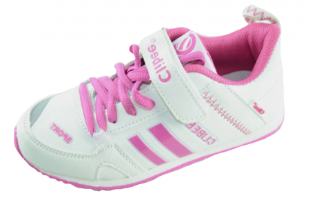 Adidasi fete - Pantofi sport pentru fete Clibee F-51, Alb