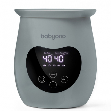 Incalzitoare biberoane - Incalzitor electric si sterilizator pentru biberoane Babyono 968/02, Gri