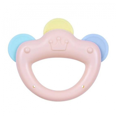 Jucarii pentru dentitie - Jucarie pentru dentitie BabyMix Coroana 41507, Roz