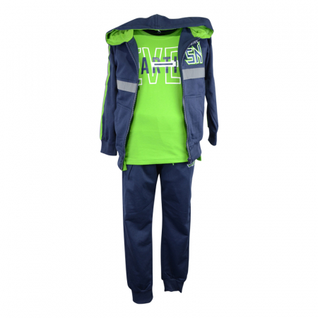 Trening - Trening 3 piese pentru baieti Happy House JF-1913A-128, Multicolor