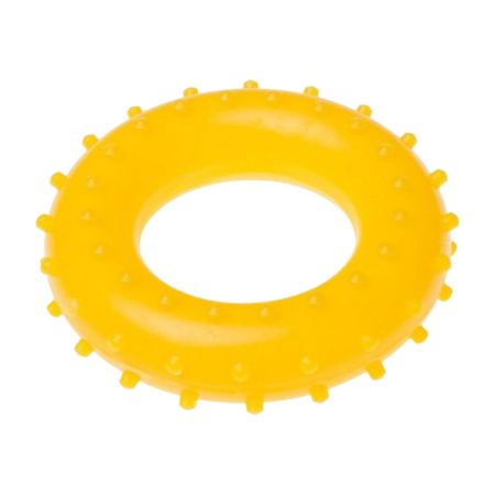 Jucarii antistres - Jucarie antistres cerc, din cauciuc moale, diametru 7,5 cm, pentru copii, Tullo JT2811, Galben