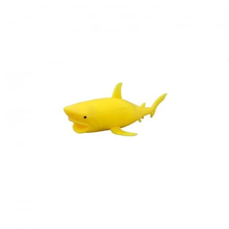 Jucarii interactive - Jucarie interactiva antistres rechin pentru copii Midex 614640G, Galben