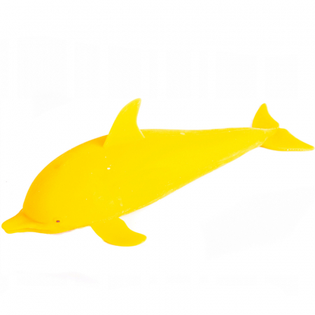 Joaca, activitati si ambalaje - Jucarie antistres delfin pentru copii Midex 620610-G, Galben