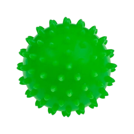 Jucarii antistres - Jucarie antistres minge, din cauciuc moale, 9 cm, 6 luni+ Tullo MT2811, Verde
