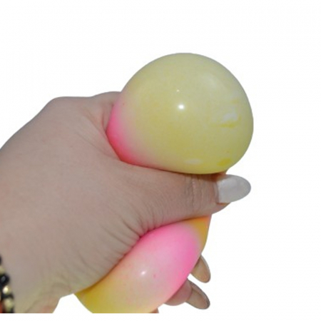 Jucarie antistres minge pentru copii Midex 141223RR, Roz [1]
