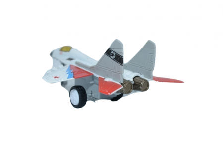 Jucarie avion metalic-Midex 0530L-A, Alb [1]