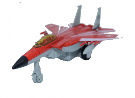 Jucarie avion metalic-Midex 0530L-RO, Rosu [1]