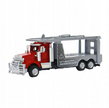 Joaca, activitati si ambalaje - Jucarie transportator auto 8 cm Midex BB223470G, Gri