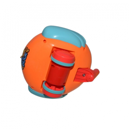 Jucarie de impins pentru copii, ratusca, Mini Junior 1518RP, Portocaliu [3]