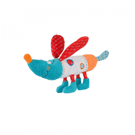 Jucarii bebelusi - Jucarie de plus BabyOno Bob 1605M, Multicolor