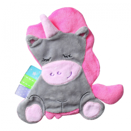 Jucarii din plus - Jucarie de plus BabyOno Unicorn 448, Multicolor