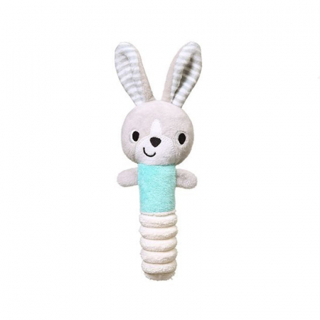 Jucarii zornaitoare - Jucarie de plus chitaitoare Iepuras BabyOno 1496, Multicolor