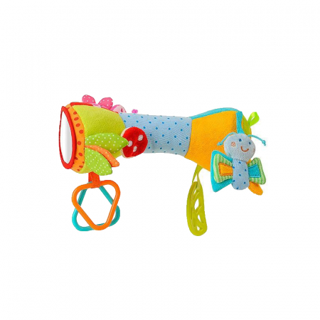 Jucarii bebelusi - Jucarie de plus rolou educational Baby Ono ON1256, Multicolor
