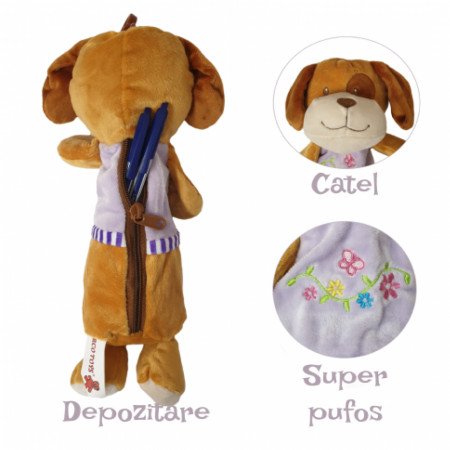 Jucarie de plus tip breloc, cu spatiu depozitare, 35 cm, Catel, WJ6113-A [2]