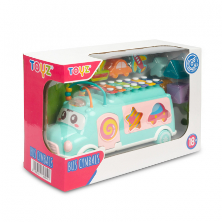 Jucarie educationala autobuz Toyz 398044, Multicolor [3]