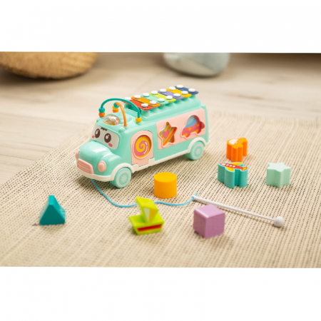 Jucarie educationala autobuz Toyz 398044, Multicolor [4]