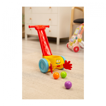 Jucarie educationala de impins si colectat mingi, Toys 398037, Multicolor [1]