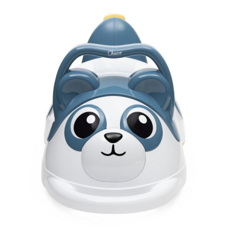 Jucarie educationala Panda 3 in 1, masina, scaun si roaba, Chicco 112852, Albastru [1]