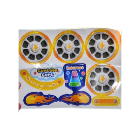 Jucarie educativa, 2 in 1, ratusca de impins si cu 8 cercuri de stivuit, 35 x 17 cm, Mini Junior RI2011M, Multicolor [11]