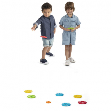 Set 8 discuri de aruncat Chicco Forest Bocce 148608, Multicolor [2]