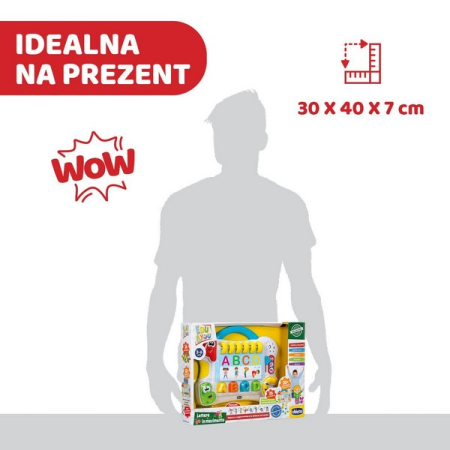 Jucarie interactiva cu alfabet, pentru copii, Chicco Edu Cheerful Alphabet, 131488, Multicolor [6]
