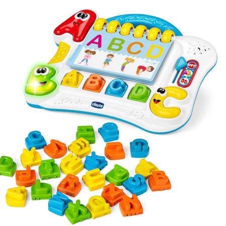 Jucarie interactiva cu alfabet, pentru copii, Chicco Edu Cheerful Alphabet, 131488, Multicolor [1]