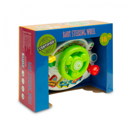 Jucarie interactiva cu volan Toyz 9006, Multicolor [5]