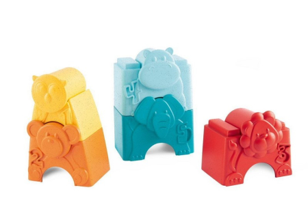 Jucarie interactiva 2 in 1, puzzle si turn cu animale, pentru copii, 9-36 luni, Chicco, 164905, Multicolor [2]