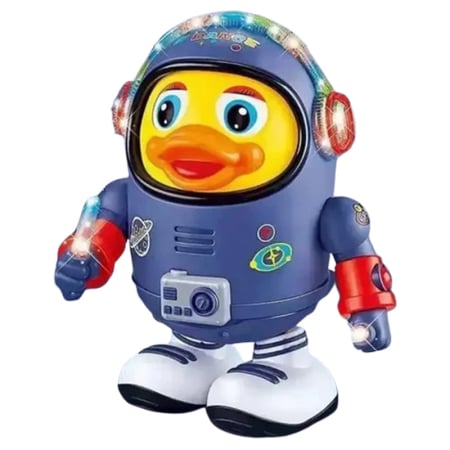 Jucarii interactive - Jucarie interactiva rata cosmonaut dansatoare, RCO WP4027, Albastru