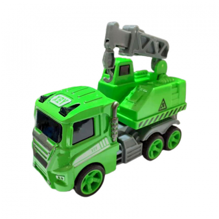 Joaca, activitati si ambalaje - Jucarie masinuta de constructii Midex 606812-V, Verde