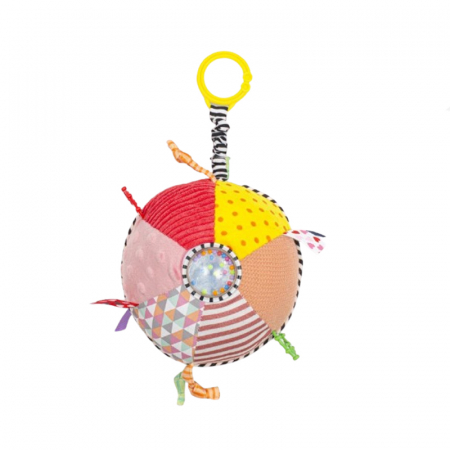 Jucarii zornaitoare - Jucarie minge zornaitoare Baby Mix TE8916-15, Multicolor