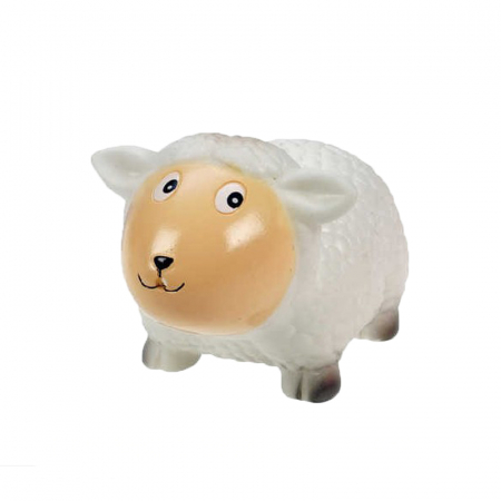 Joaca, activitati si ambalaje - Jucarie pentru baie Lena Happy Farm Oaie 65523, Alb