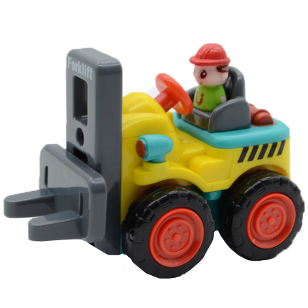 Joaca, activitati si ambalaje - Jucarie pentru baieti stivuitor Huile Toys 3116BS, Multicolor