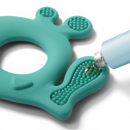 Jucarie pentru dentitie BabyOno Balena 935-01, Turcoaz [1]