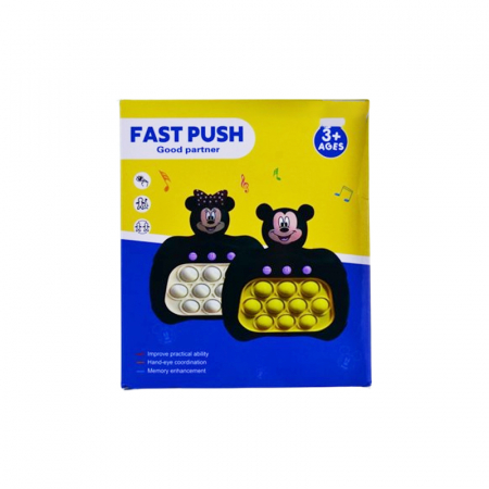 Jucarie senzoriala antistres electronica,  POP IT Mini Junior, 2002-2, Negru [3]