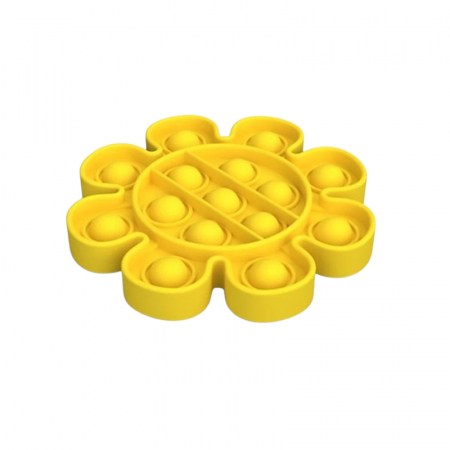 Jucarii interactive - Jucarie senzoriala antistres POP IT Midex 600513G, Galben