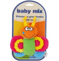 Jucarii bebelusi - Jucarie zornaitoare din plus Baby Mix Albinuta TE 9668, Multicolor