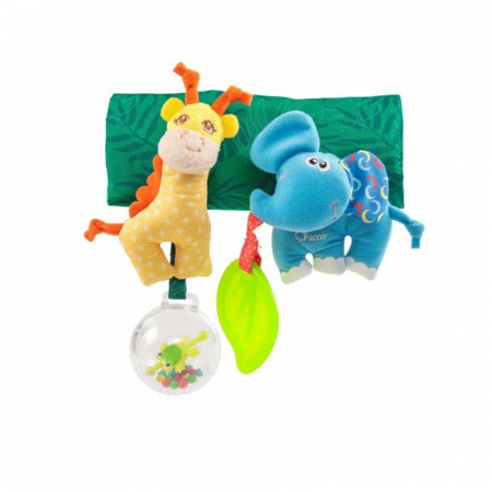 Jucarii pentru carucior si patut - Jucarie zornaitoare pentru carucior Chicco 119370, Multicolor